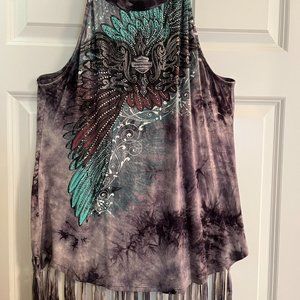 Embellished Harley Davidson Top